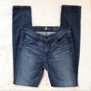 7 For All Mankind Roxanne High Waist Skinny Jeans